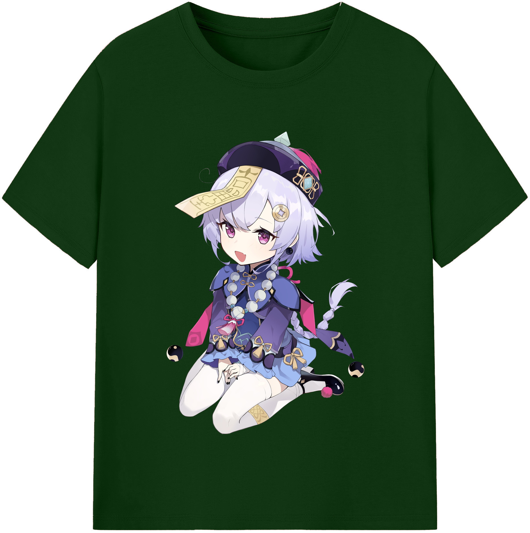 げんし神 七七 なな  genshin Nana 綿100％半袖Tシャツ（フロントプリント）
